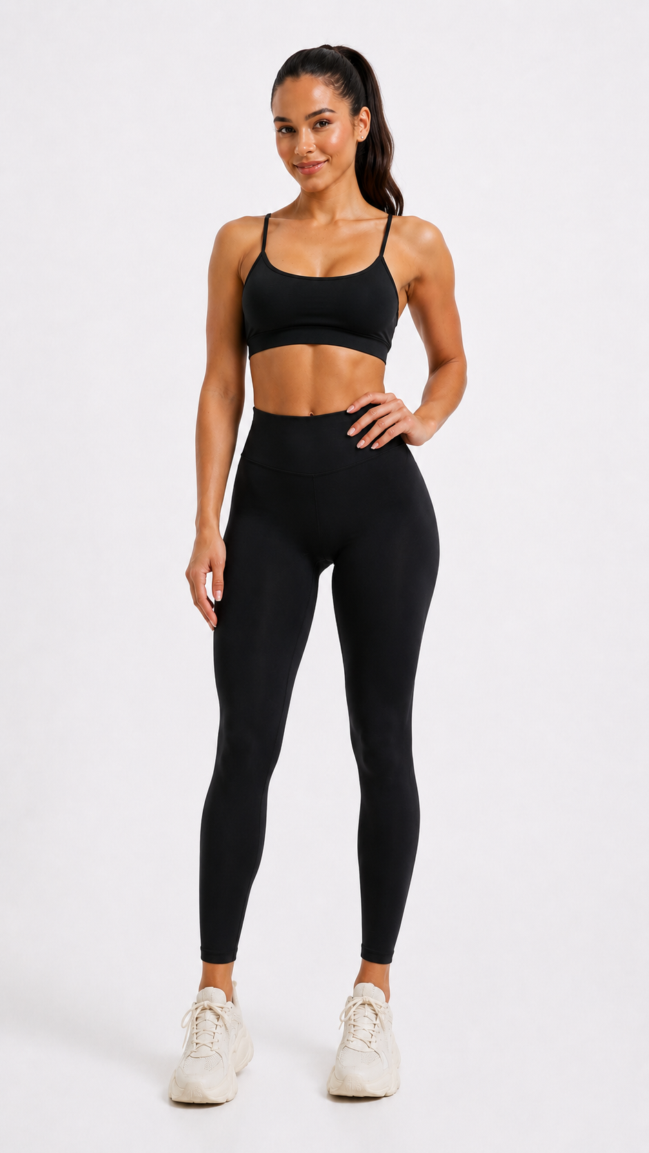Neutral State Sculpt Black Gym Leggings