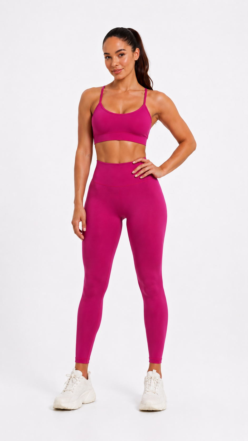 Neutral State Sculpt Hot Pink Gym Leggings