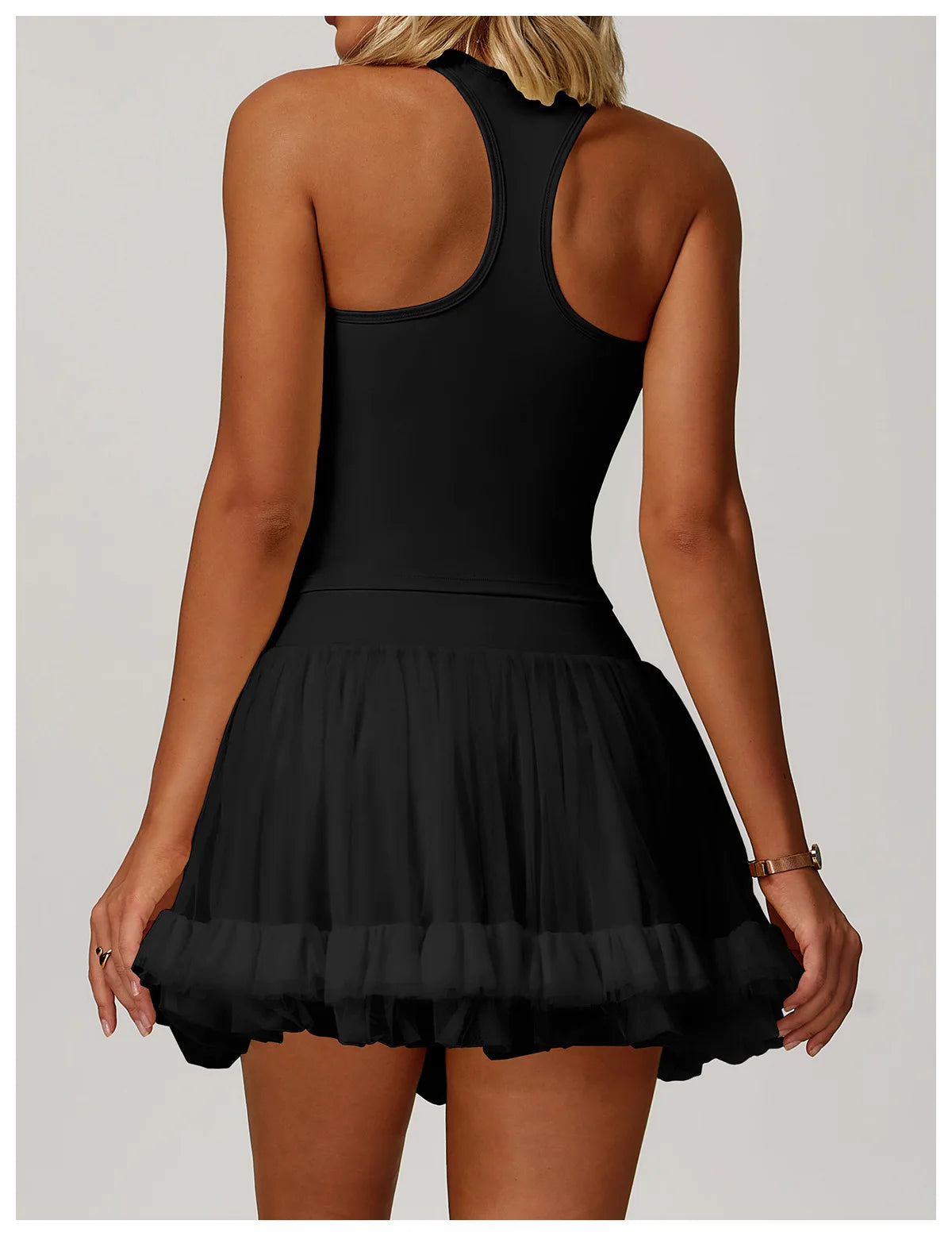 Neutral State Sculpt Black Halter Vest