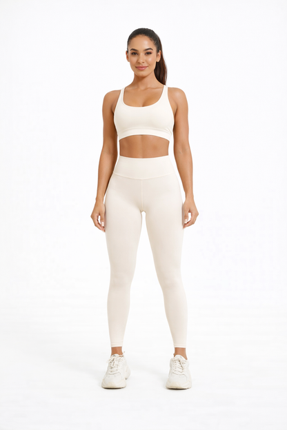 Neutral State Sculpt White Gym Leggings