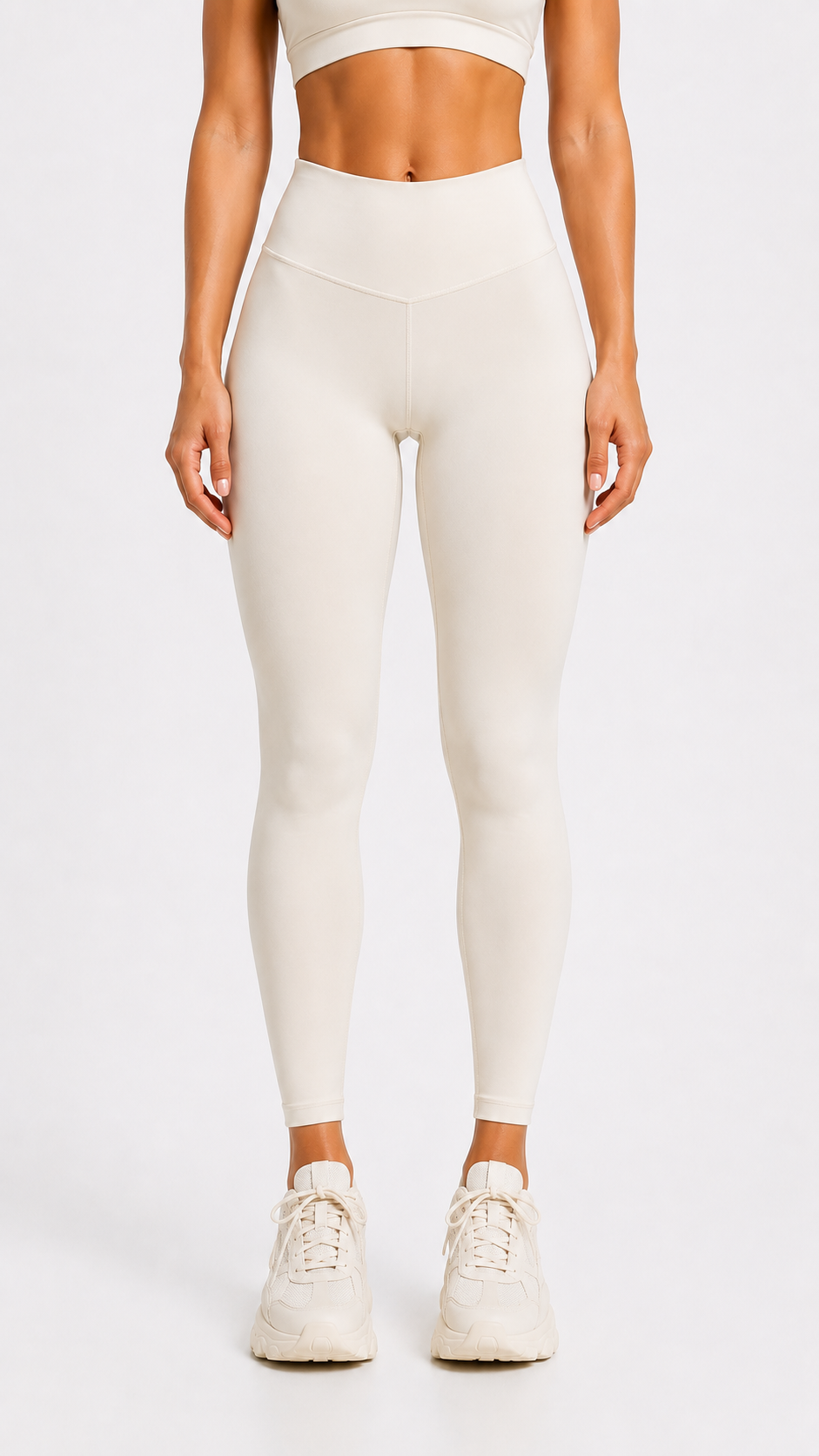 Neutral State Sculpt White Gym Leggings