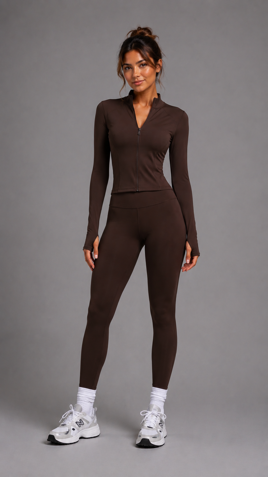 Neutral State SculptFit Dark Brown Gym Set