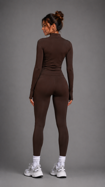 Neutral State SculptFit Dark Brown Gym Set