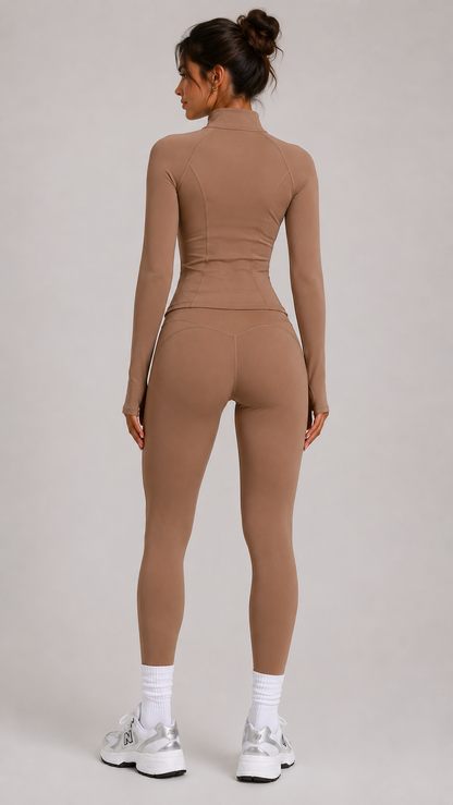 Neutral State SculptFit Light Brown Gym Set