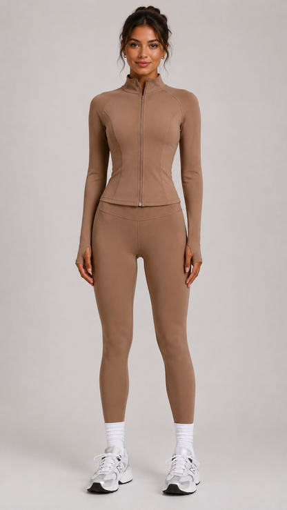 Neutral State SculptFit Light Brown Gym Set